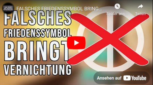 Falsches Friedensymbol